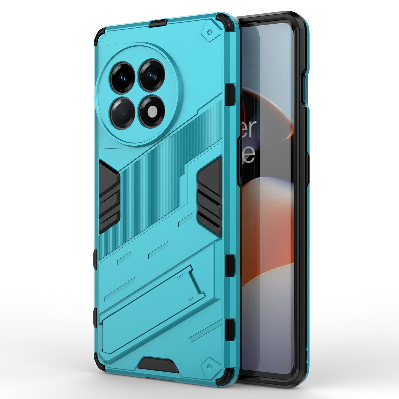 Anti-fall Phone Case for OnePlus Ace 2 5G 11R 5G Soft TPU Hard PC Mobile Phone Cover Kickstand Anti-fall Phone Case for OnePlus Ace 2 5G 11R 5G Soft TPU Hard PC Mobile Phone Cover Kickstand